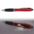 LED Light Rubber Grip Engraved Logo Ball Pen